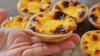  현지인이 만드는 진짜! 포르투갈 에그타르트 레시피  오리지널 Pastel de Nata 만들기 ⎮ Portuguese Egg Tart Recipe