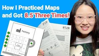 How I practiced map questions in ielts listening and got 8.5 THREE times