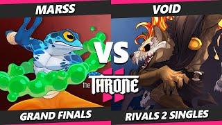 The Throne 2 GRAND FINALS - VoiD (Forsburn) Vs. Marss (Ranno) Rivals of Aether 2 - RoA2