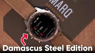 Garmin MARQ Adventurer: The Power of Damascus Steel!