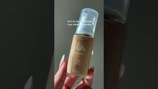 L'Oréal true match foundation #youtubeshorts #loreal #lorealparis