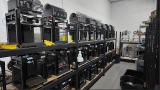 I have 147 3D Printers In My Print Farm