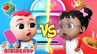 Hot and Cold Song ️ The Opposites Song! + MORE Bibiberry Nursery Rhymes & Kids Songs