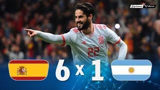 Spain 6 x 1 Argentina (Isco Hat-Trick) ● 2018 Friendly Extended Goals & Highlights HD