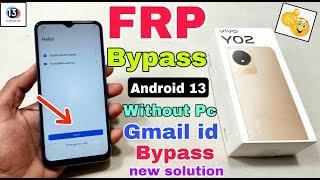 Vivo Y02 FRP Bypass Android 13 | New Method | Vivo Y02 Google Account Bypass Without Pc | Frp Unlock