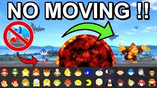 Who Can Make It Over The Lava Ball WITHOUT Moving  - Super Smash Bros. Ultimate