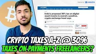 Taxes In India Explained - 30% Tax on Crypto, 1% TDS above Rs 10,000 | Section 15BBH