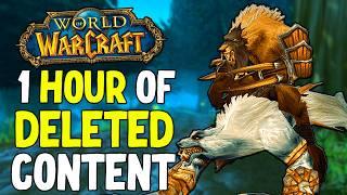 1 Hour of Deleted and Cut Content from Vanilla WoW | World of Warcraft