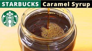 Homemade Starbucks Caramel Syrup |  Simple and Easy Caramel Syrup