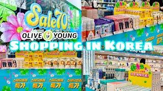 shopping in korea  olive 🫒 young | big bang sale '25 | makeup & skincare haul and more... 올영세일