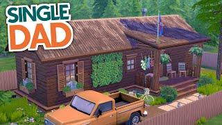 single dad's trailer home - the sims 4 - speed build - no cc