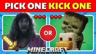 Pick One, Kick One | Minecraft Edition! | Beni Koala Quiz 