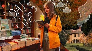 Autumnal reading vlog  book shopping, magical 1930s house, café trip ~