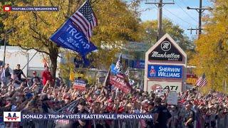  Enthusiasm for Donald Trump in Feasterville, Pennsylvania (Oct 20, 2024)