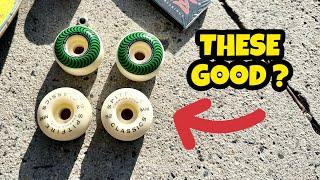 I NEVER SKATED Spitfire Formula Four Wheels [Test & Review]