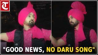 Diljit Dosanjh says no 'daru' song in dry state of Gujarat during Ahmedabad event