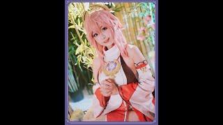 Genshin Impact Guuji Yae Yae Miko Cosplay Costume Takerlama