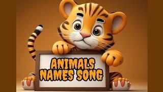 Animals Names | Toddlers Learning Poem | Animals Sound Poem