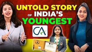 The untold story of India's youngest CA 🫡| @ca_nandini19|@azfarKhan