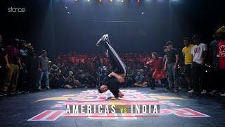 AMERICAS vs INDIA (stance angle) // RED BULL BC ONE WORLD FINALS MUMBAI 2019 // Continent Battle