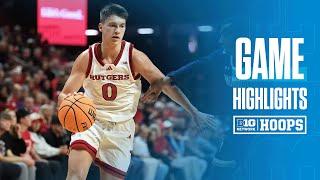 Merrimack at Rutgers | Highlights | Big Ten Men's Basketball | 11/20/2024