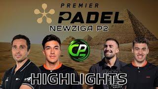 BELA & LIBAAK VS CHOZAS & AUGSBURGER - R32 - PREMIER PADEL NEWGIZA P2 - HIGHLIGHTS