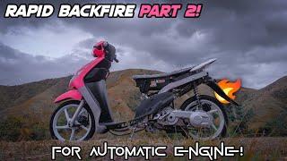 Part2 Rapid backfire | Idle ramble Tutorial | Mio Sporty  | YesManMotoVlog