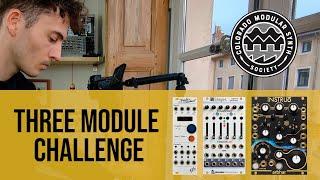 COLORADO MODULAR SYNTH SOCIETY / THREE MODULE CHALLENGE / PNW / STAGES / ARBHAR