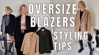 How To Style an Oversized Blazer & Look Put Together | Chic Neutral Outfits