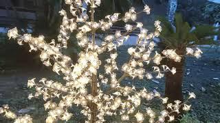 Outdoor Use Waterproof Artificial Led Cherry Blossom Tree Lamp 6.5ft/2.0м 756LEDs Warm White