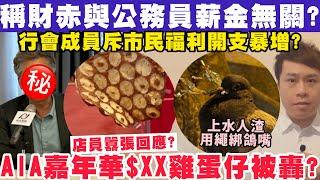 行會成員稱財赤與公務員薪金無關？反指市民福利開支暴增？29-12-2024