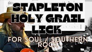 This Stapleton lick is the HOLY GRAIL for SOUL and SOUTHERN ROCK - Major Pentatonic solo lesson