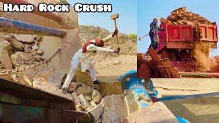 Stone crushing amzaing process !Jawa Rock crushing #stonecrusher #stonecrusherplant #hardrock #viral