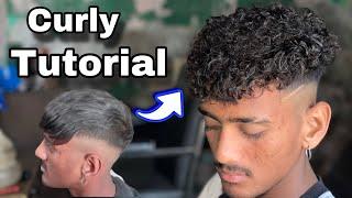 How to Perming on Mens Hair || hair curly Kaise kare || Hair Perming || how to ||