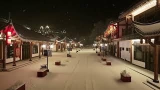 Snowy Stroll on Seven Star Mountain in Zhangjiajie ️