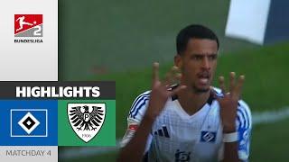 Glatzel Scores Twice! | Hamburger SV - SC Preußen Münster 4-1 | Highlights | MD4 Bundesliga 2 24/25