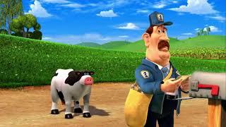 Barnyard: Otis prank and confuse the Mailman (First move then stand still)