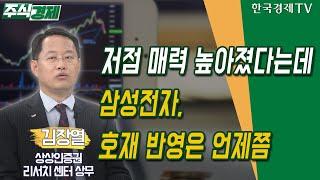 저점 매력 높아졌다는데…삼성전자, 호재 반영은 언제쯤(김장열)/ 주식경제 이슈분석 / 한국경제TV