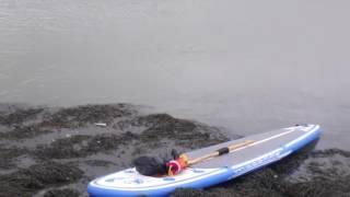 The Swellies, Menai Straits on a Paddleboard.