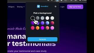 BrandBird Chrome Extension - Open Graph image maker