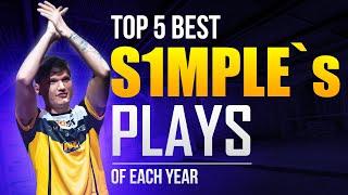 TOP 5 BEST S1MPLE PLAYS OF EACH YEAR! (ICONIC MOMENTS)