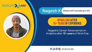 Nagesh's Career Advancement in Analytics after 15+ years of Work Exp