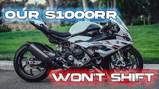 Our 2023 BMW S1000RR WON'T SHIFT!! BT Moto Diagnosis and Fix