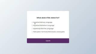 How To Create Responsive Quiz App Using HTML, CSS & JavaScript | Build A Quiz App With JavaScript