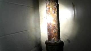 Home Inspector Youngstown OH Discovers Deteriorated Plumbing Pipe.