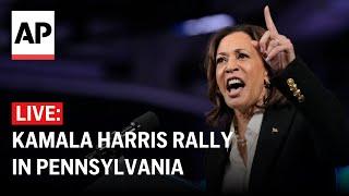 LIVE: Kamala Harris rally in Erie, Pennsylvania