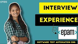  EPAM | SOFTWARE TEST AUTOMATION ENGINEER | INTERVIEW EXPERIENCE #epam    @akshayhangaragi