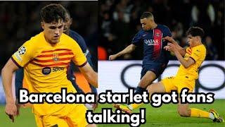 Barcelona's Rising Star that Silenced Mbappe: The Ultimate Admiration