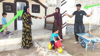 Little girl getting sick and evil husband bringing medicine, not accepting Maryam.