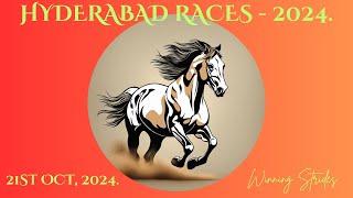 HYDERABAD RACE TIPS | 21/10/2024 | HYDERABAD RACE SELECTIONS | HYDERAABAD RACES 2024 | .